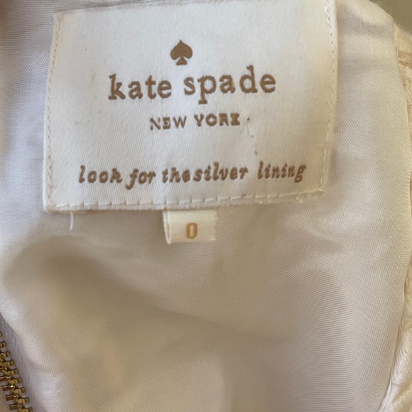 Kate Spade Ashby Cream Shift Dress Size 0 - Picture 3 of 8